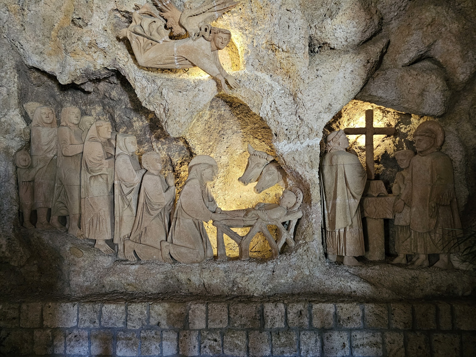 Krippendarstellung im Santuario